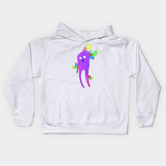 Monster Party Kids Hoodie by xaxuokxenx